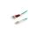 VALUE Kabel F.O. 50/125m OM3, LC/ST, turkoois, 0,5m