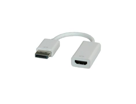 Adapter ROLINE DisplayPort/HDMI, DP męski-HDMI żeński