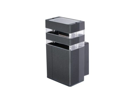 Kinkiet ogrodowy elewacyjny INEZ Ciemny Szary GU10 Aluminium IP54