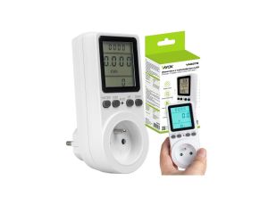 Licznik zużycia energii elektrycznej 16A 3680W z funkcją OVERLOAD VA0372 Vayox
