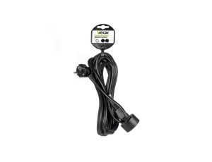 Przedłużacz elektryczny 1 gn+0 10m czarny VA0310-10B Vayox