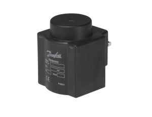 Danfoss Cewka elektromagnetyczna, BQ024CS, Styki płaskie DIN, Napięcie zasilania [V] AC: 24, Produkt pakowany pojedyńczo - 018F4517