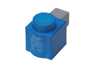 Danfoss Cewka elektromagnetyczna, BE220BS, Styki płaskie DIN, Napięcie zasilania [V] AC: 220, Produkt pakowany pojedyńczo - 018F6189