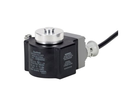 Danfoss Cewka elektromagnetyczna, BO024C, Przewód, 5.00 m, Napięcie zasilania [V] AC: 24, Produkt pakowany pojedyńczo - 018Z6595