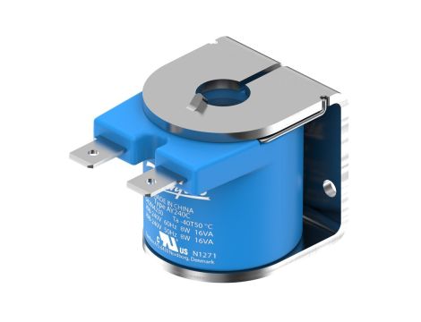 Danfoss Cewka elektromagnetyczna, AY240C, US płaski, Napięcie zasilania [V] AC: 208 - 240, Opakowanie zbiorcze dla przemysłu - 042N8230