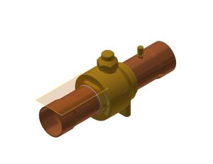 Danfoss Odcinający zawór kulowy, GBC 67s E - 009L9960