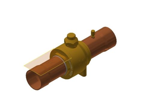 Danfoss Odcinający zawór kulowy, GBC 67s E - 009L9960