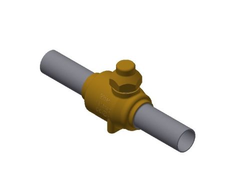 Danfoss Odcinający zawór kulowy, GBCH 28s - 009L7406