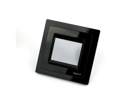 Danfoss Termostaty, DEVIreg™ Touch, czysta czerń, Typ czujnika: Pomieszczenie + podłoga - 140F1069