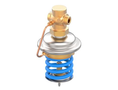 Danfoss AVD, PN 25, DN 15, 1.00 m³/h, 1.00 bar - 5.00 bar, Gwint zewnętrzny, G 3/4 A, Wersja montażowa: Zasilanie - 003H6958