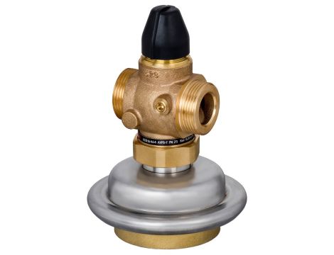 Danfoss AVPB-F, PN 25, DN 15, Natężenie przepływu [m3/h]: 0.07 - 1.60, 0.50 bar - 0.50 bar, Gwint zewnętrzny, G 3/4 A, Wersja montażowa: Powrót - 003H6461