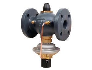 Danfoss AVPQ, PN 25, DN 40, Natężenie przepływu [m3/h]: 0.80 - 12.00, 0.30 bar - 2.00 bar, kołnierz, Wersja montażowa: Powrót - 003H6567