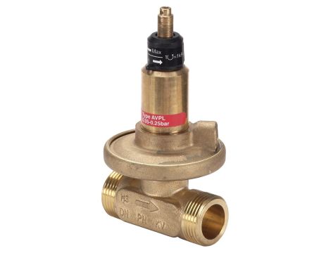 Danfoss AVPL, PN 16, DN 15, 1.00 m³/h, 0.05 bar - 0.25 bar, Gwint zewnętrzny, G 3/4 A - 003L5030