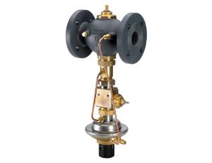 Danfoss AVPQT, PN 25, DN 32, Natężenie przepływu [m3/h]: 0.40 - 10.00, 0.20 bar - 1.00 bar, kołnierz, Wersja montażowa: Powrót - 003H6810