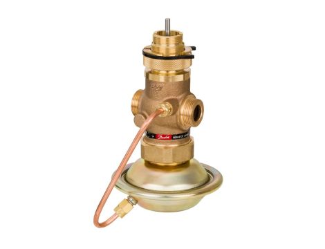 Danfoss AVQM, PN 16, DN 15, Natężenie przepływu [m3/h]: 0.01 - 0.18, Gwint zewnętrzny, G 3/4 A, Wersja montażowa: swobodne - 003H6733