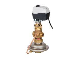 Danfoss AVQM, PN 25, DN 15, Natężenie przepływu [m3/h]: 0.01 - 0.18, Gwint zewnętrzny, G 3/4 A, Wersja montażowa: swobodne - 003H6746