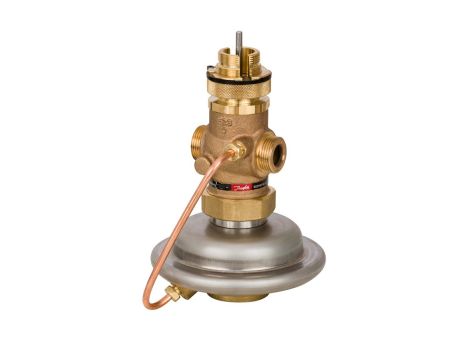 Danfoss AVQM, PN 25, DN 15, Natężenie przepływu [m3/h]: 0.03 - 0.90, Gwint zewnętrzny, G 3/4 A, Wersja montażowa: swobodne - 003H6748