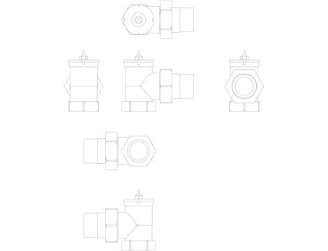 Danfoss RAV, 3.10 m³/h, 0.8 bar, gwint wewnętrzny - 013U0026