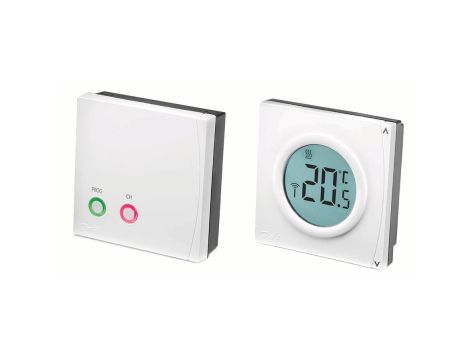 Danfoss RET2000B-RF + RX1-S, Baterie do termostatu + 230V AC do odbiornika - 087N6444