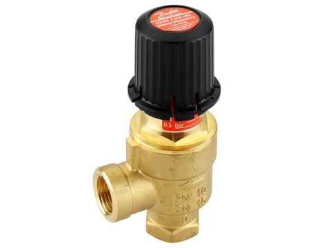 Danfoss Regulacja bypassu automatycznego, AVDO, DN 15, Kątowy, gwint wewnętrzny, gwint wewnętrzny - 003L6002