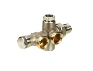 Danfoss Zespoły rozdzielacza, RA-KW, Przyłącze ścienne - 013G3369