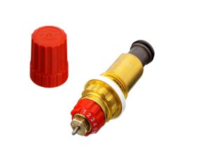Danfoss Zawory zintegrowane, RA, G 1/2 A, Nastawy wstępne: Tak, Zawartość zestawu: Zawór, nasadka zabezpieczająca - 013G7360