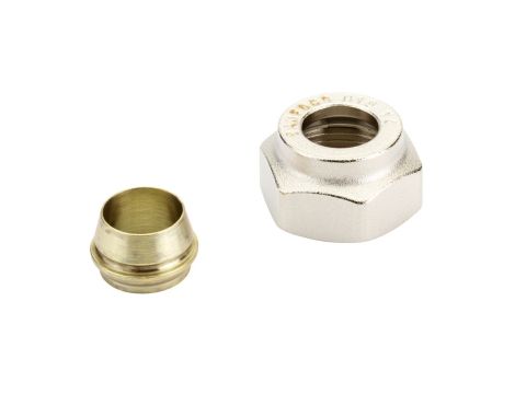 Danfoss Złączki zaciskowe do rur stalowych i miedzianych, G 3/4", 15, Niklowany - 013G4125