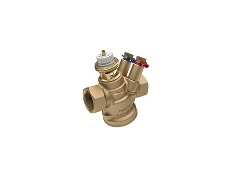 Zawór regulacyjny  AB-QM, DN 15, Niski przepływ, Ze złączkami pomiarowymi, gwint wewnętrzny - Danfoss - 003Z8300