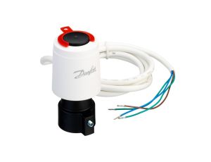 Danfoss Siłowniki termiczne, TWA-A, RA, Napięcie zasilania [V] AC: 24, NC/S (z wyłącznikiem krańcowym), 0.95 m - 088H3114