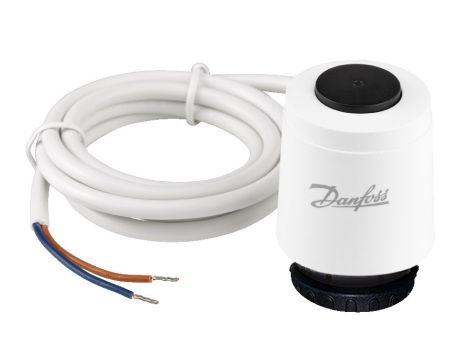 Danfoss Siłowniki termiczne, TWA-K, M 30 x 1.5, Napięcie zasilania [V] AC: 24, NO (normalnie otwarty), 0.95 m - 088H3141