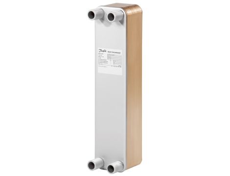 Danfoss Mikropłytowy wymiennik ciepła, XB37L-1, Il. płytek: 90 - 004B1686