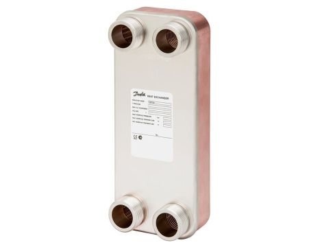 Danfoss Mikropłytowy wymiennik ciepła, XB12L-1, Il. płytek: 20 - 004H7527