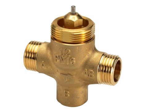 Danfoss VZL 2 PN16 15/1 2-drogowy, grzybkowy, króćce gładkie - 065Z2073
