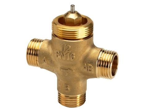 Danfoss VZL 3 PN16 15/0,63 3-drogowy, grzybkowy, króćce gładkie - 065Z2082