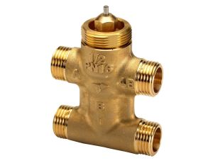Danfoss VZL 4 PN16 15/1 4-drogowy, grzybkowy, króćce gładkie - 065Z2093
