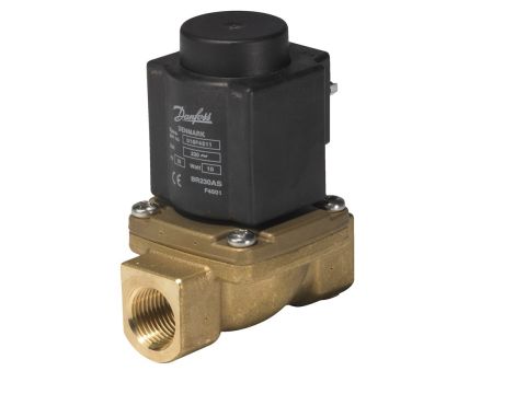 Danfoss Zawór elektromagnetyczny, EV225B, Funkcja: NC, G, 1/2, 3.000 m³/h, PTFE - 032U380531