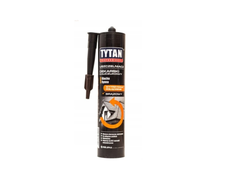 TYTAN USZCZELNIACZ DEKARSKI BRĄZOWY KAUCZUKOWY 310ml PROFESSIONAL