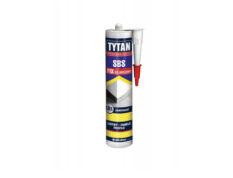 TYTAN KLEJ MONTAŻOWY ŻÓŁTY FIX SBS 290ml PROFESSIONAL