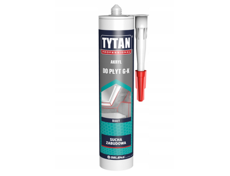 TYTAN AKRYL DO PŁYT GIPSOWO-KARTONOWYCH BIAŁY 290ml PROFESSIONAL