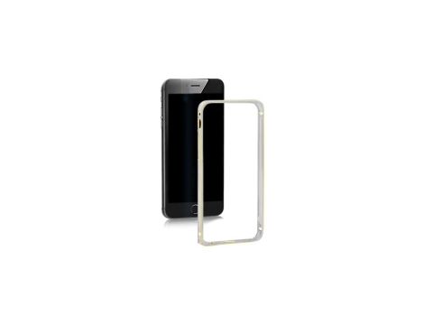 Qoltec Ramka ochronna na Samsung Galaxy S6 srebrna aluminiowa