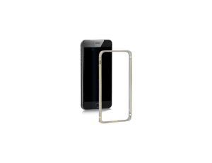 Qoltec Ramka ochronna na Samsung Galaxy S5 szara aluminiowa