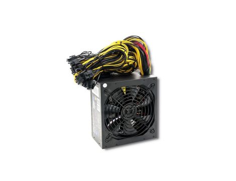 Qoltec Zasilacz ATX 1250W 80 Plus Gold Gaming Miner