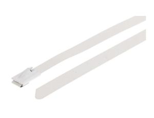Opaska kablowa 360mm 7.9 mm Stal nierdzewna z powłoką poliestrową 100 sztuk RS PRO