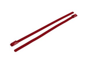 Opaska kablowa 150mm 4.6 mm Stal nierdzewna z powłoką poliestrową 100 sztuk RS PRO