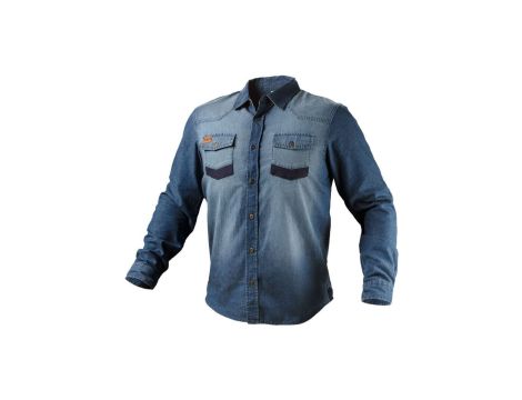 Koszula robocza DENIM rozmiar XL 81-549-XL