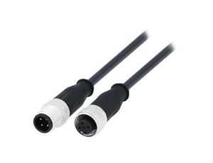 Złącze M12 męsko-żeńskie proste 0,5m 4pin 21348485491005