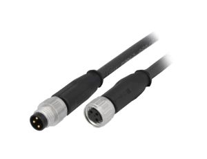 Złącze M8 męsko-żeńskie proste 1,5m 3pin 21348081388015