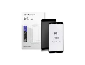 Qoltec Hartowane szkło ochronne PREMIUM do Huawei Mate 10 Lite 5D PEŁNE CZARNE