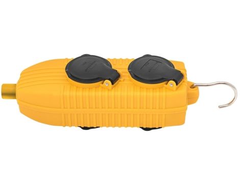 Rozgałęźnik - POWERBLOCK JAUNE 4 PRISES-CLAP 1081071010