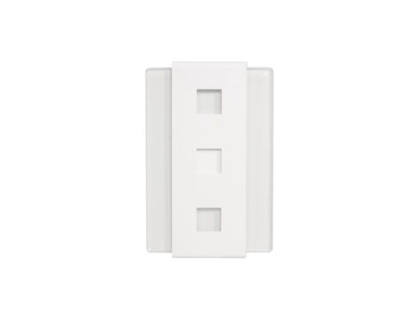 Dzwonek gong dwutonowy bim-bam szkło hartowane biały 230V GNS-248-BIA